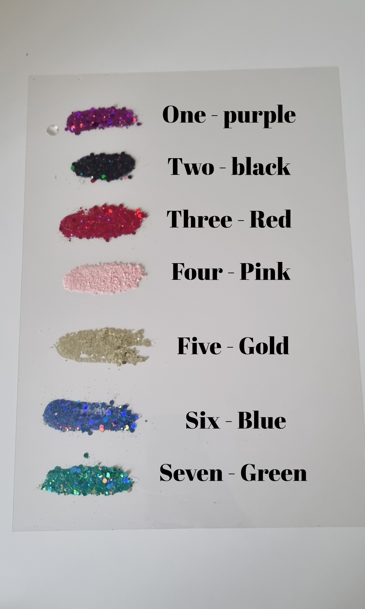 Acrylic Cake Topper