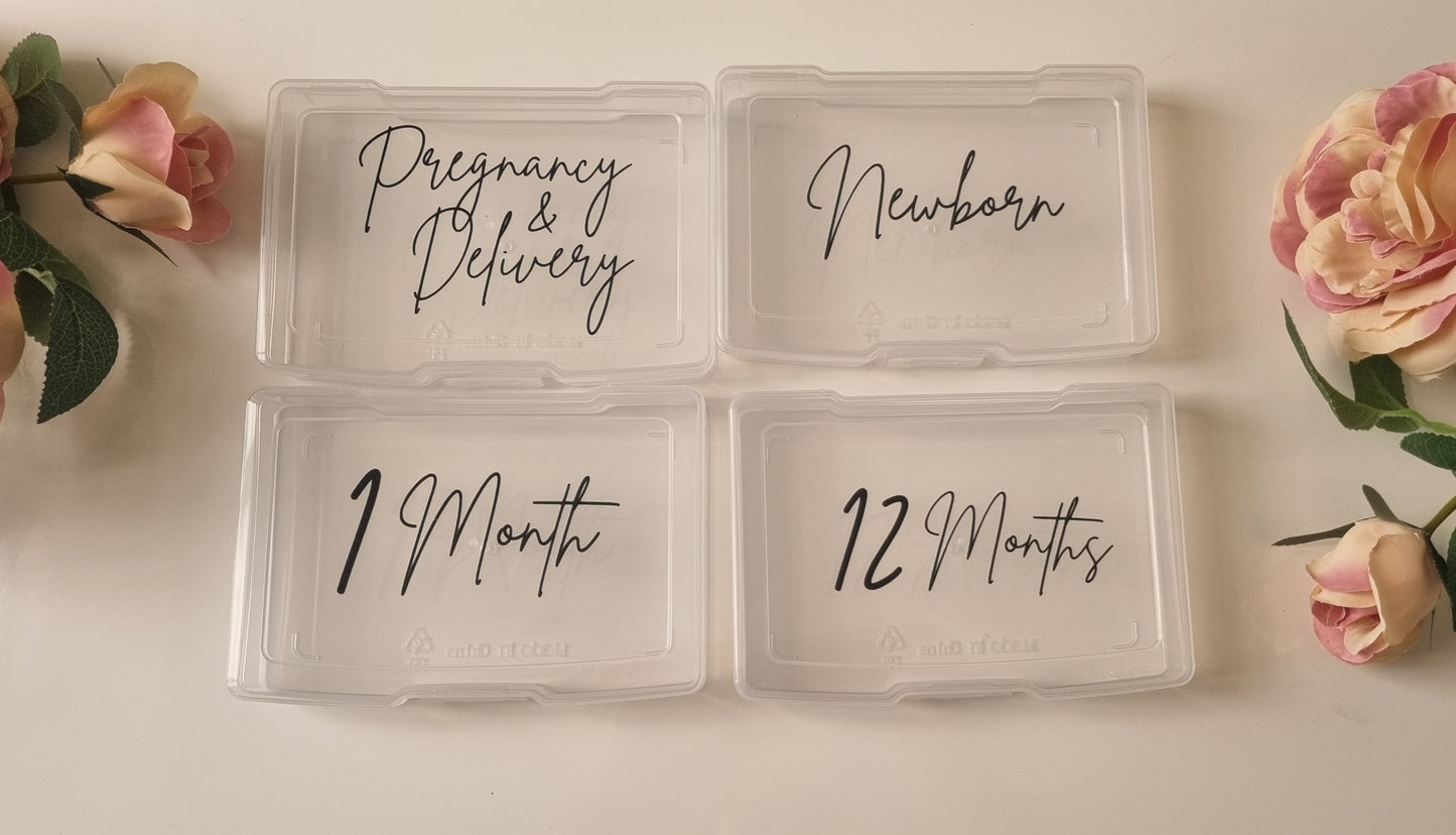 Babies 1st Year Milestone Box