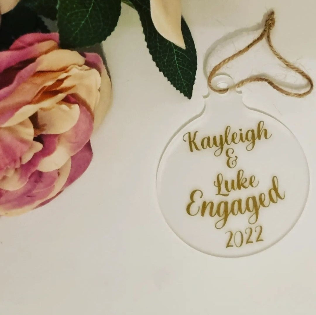 Personalised Acrylic Baubles
