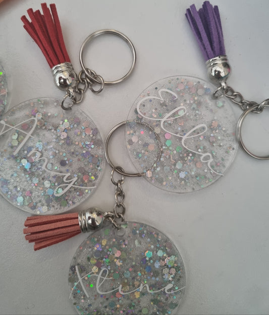 Glitter Keyrings