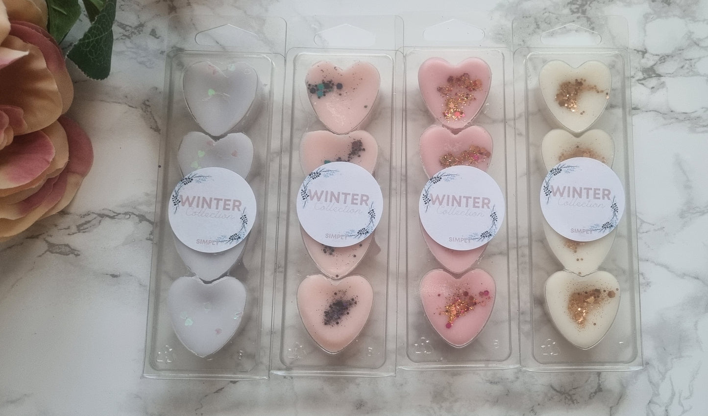 Winter Collection Heart Bars