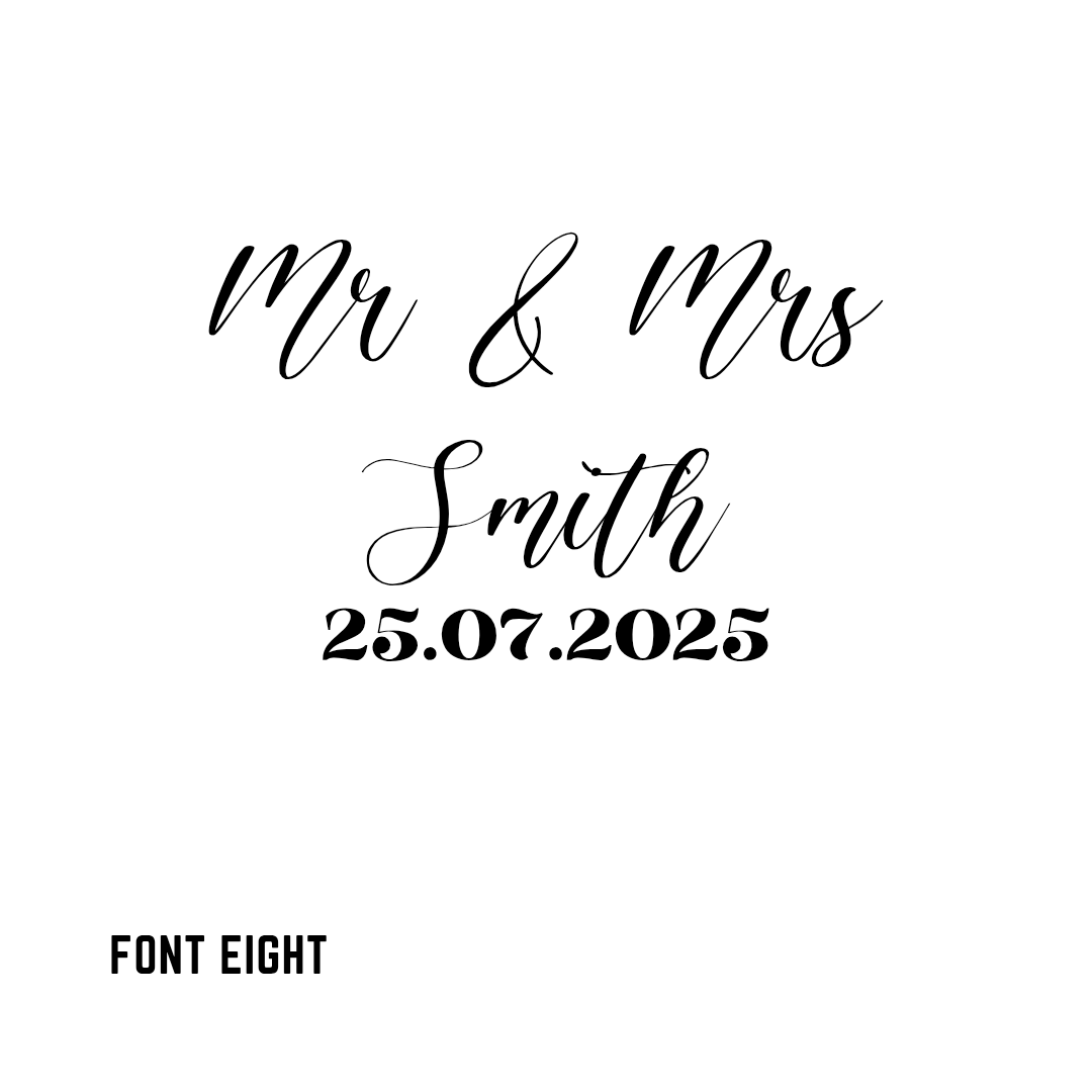Acrylic Cake Topper
